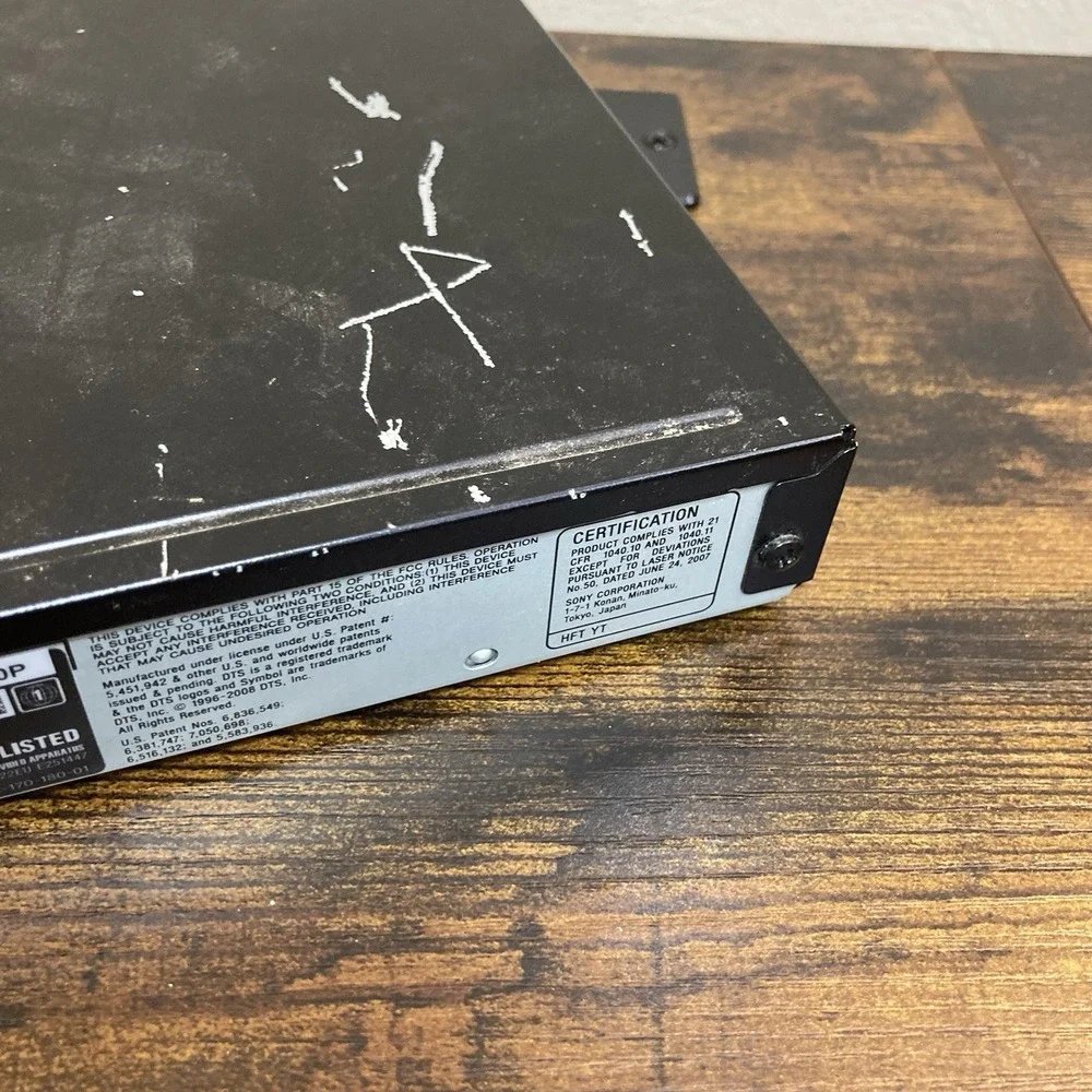 TESTED WORKS Sony DVP-SR-200P CD/DVD Player - Does Not Come With Remote